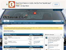 Tablet Screenshot of octaviaclub.es